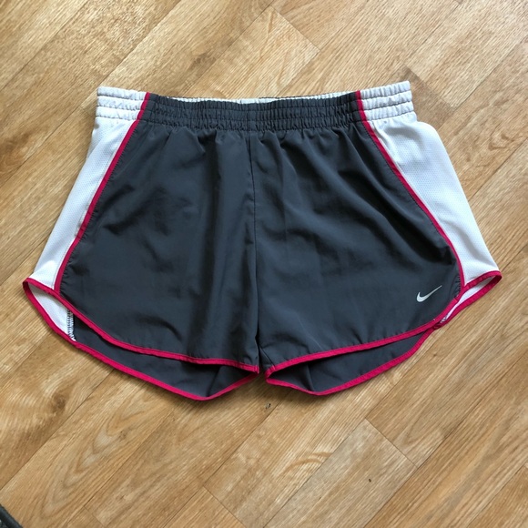 Nike Pants - Grey and Pink Nike running shorts